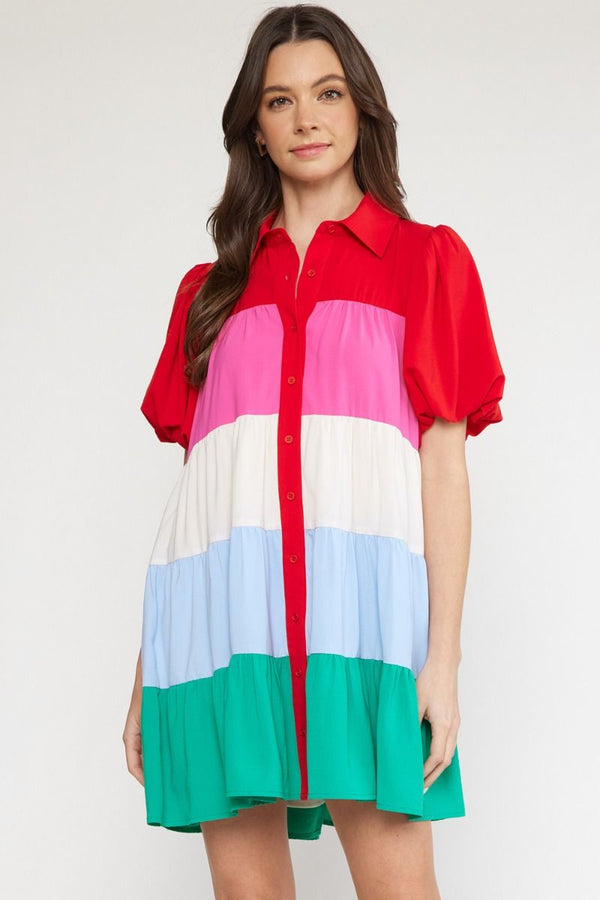 Grab Me a Popsicle Rainbow Dress
