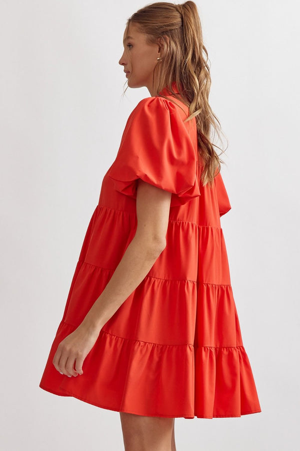 Thought About  It Dress - Red