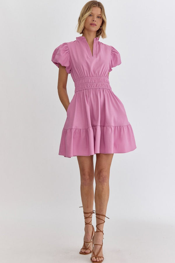 By Your Side Dress - Baby Pink