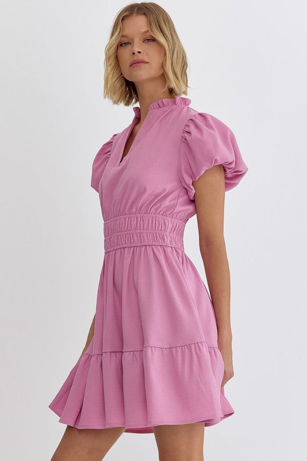 By Your Side Dress - Baby Pink