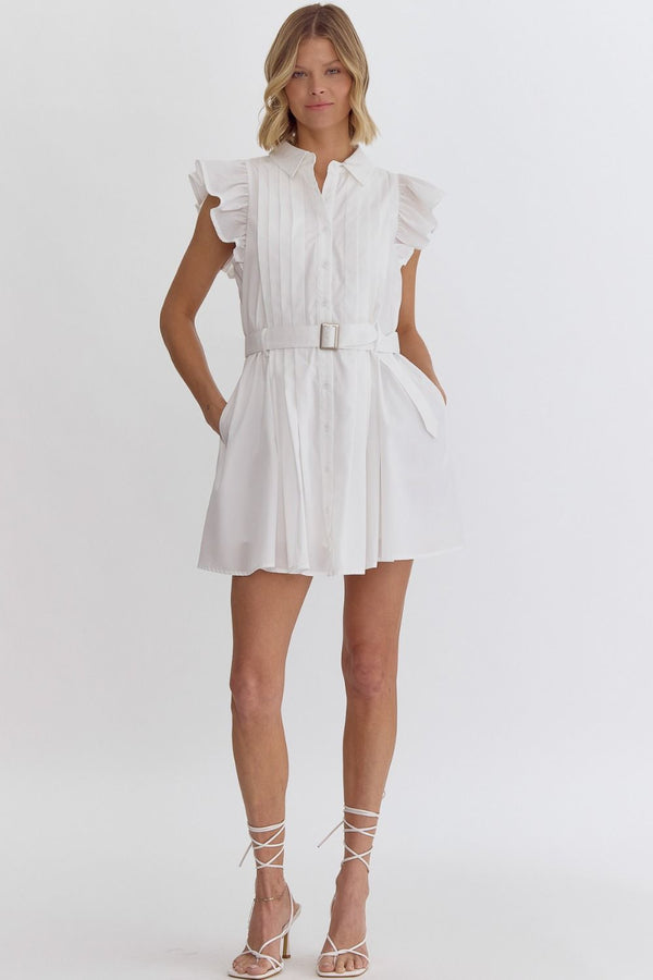 Everything You Wanted Dress - White
