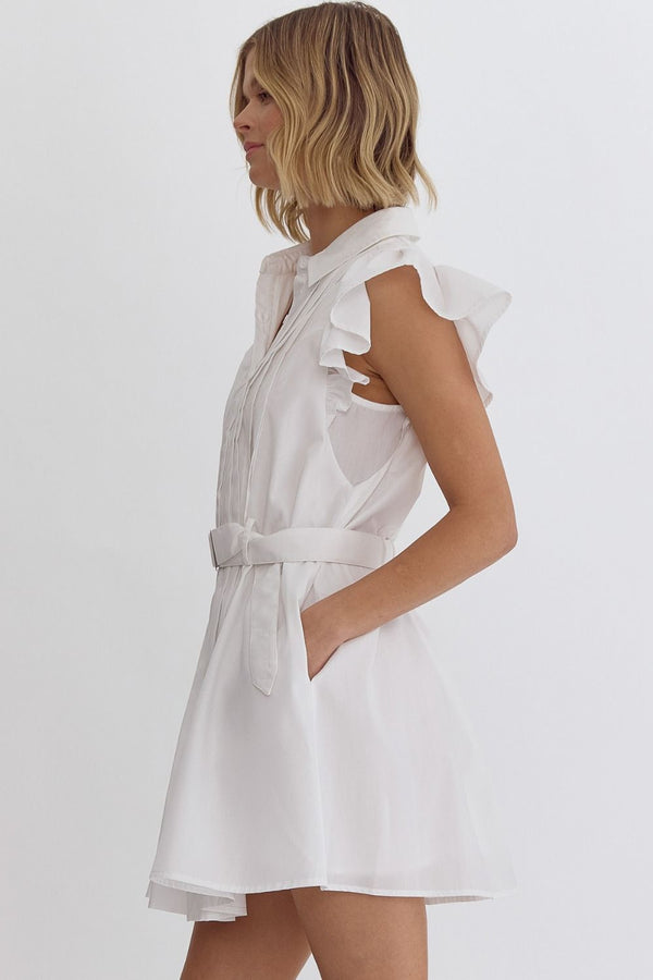 Everything You Wanted Dress - White