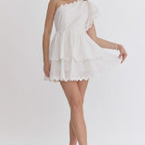 Think of Me Romper |White