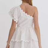 Think of Me Romper |White