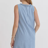 Denim Braide Detail Dress