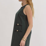 Evergreen  Braide Detail Dress