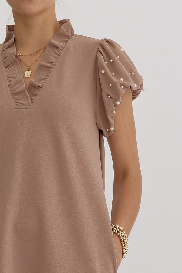 Pearl Sleeve Light Mocha