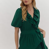 Feeling So Sweet Ruffle Tiered Bow Midi Dress