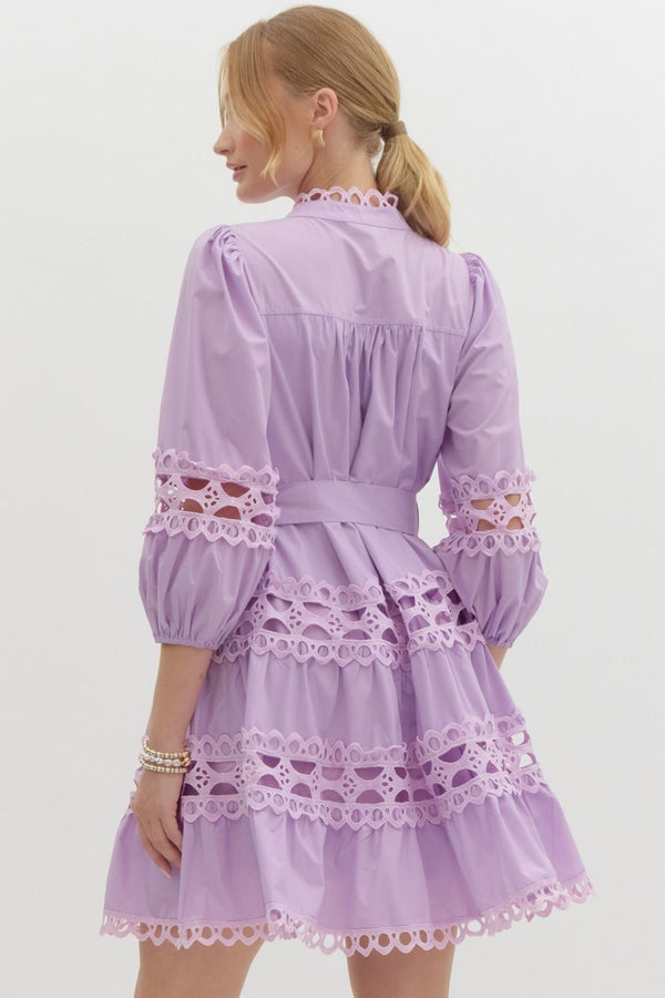 Lavender Lace Dress