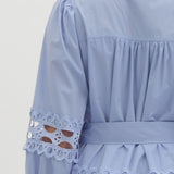 Chambray Lace Dress