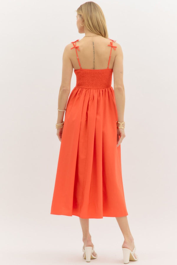 Dreaming Of Sunshine Keyhole Midi Dress