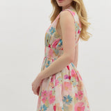 In Bloom Zipper Dress