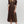 Nice to Meet You Chocolate Zip Midi Dress