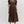 Nice to Meet You Chocolate Zip Midi Dress
