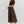 Nice to Meet You Chocolate Zip Midi Dress
