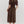 Nice to Meet You Chocolate Zip Midi Dress