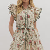 Floral Wish Dress | Cream