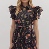 Floral Wish Dress | Black