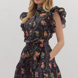 Floral Wish Dress | Black