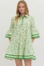 Charming Me Mini Dress Green