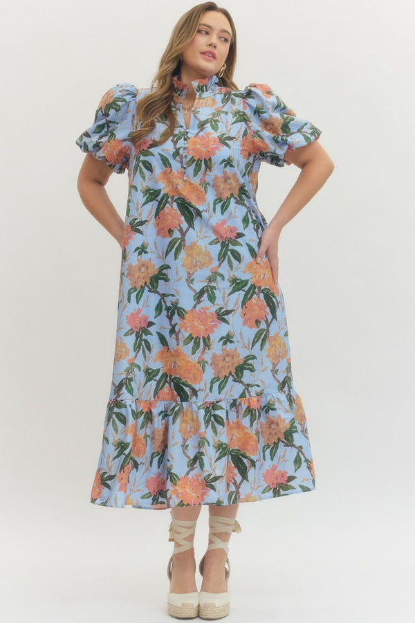 The Sweet Southern Blooms Midi | Plus Size