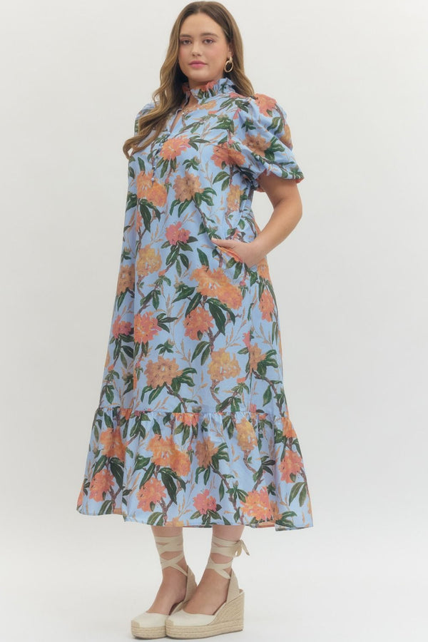 The Sweet Southern Blooms Midi | Plus Size