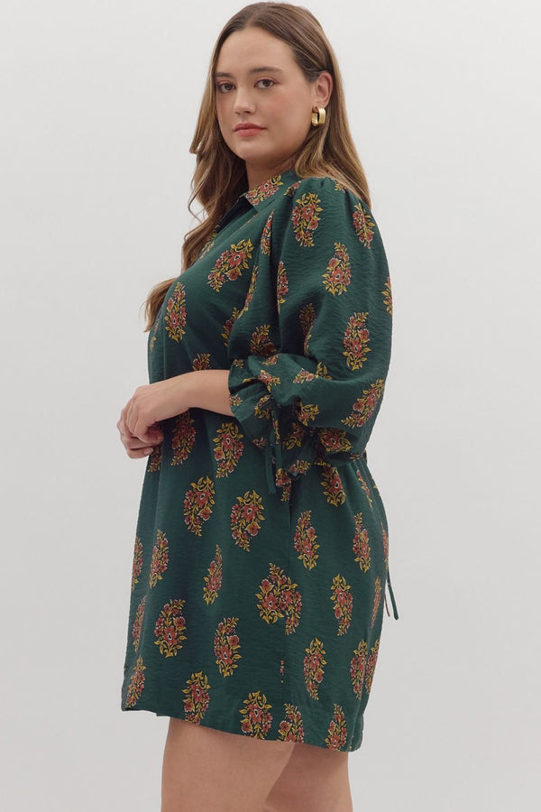 True Happiness Dress | Hunter Green | Plus Size
