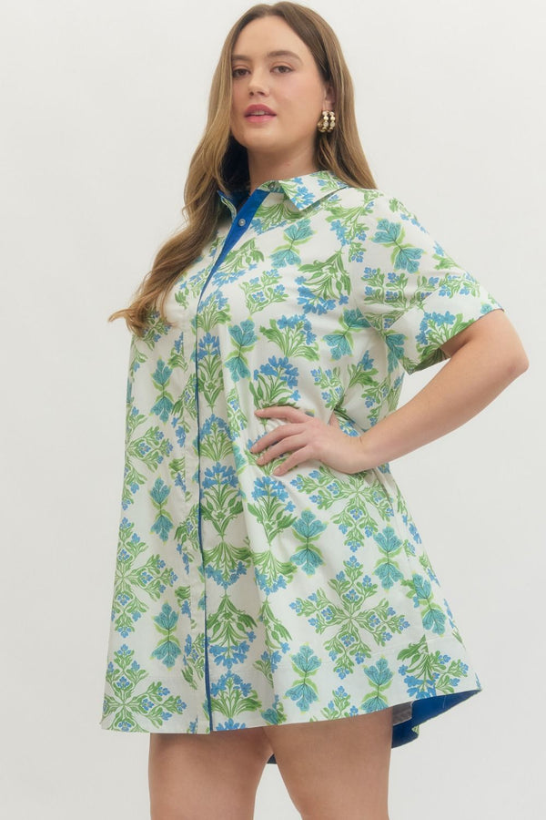 The Fresh Start Floral Dress  | Regular and Plus