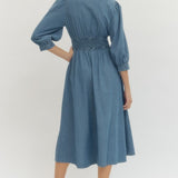 The Everyday Denim Midi Dress