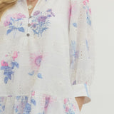 Petals & Lace Eyelet Dress