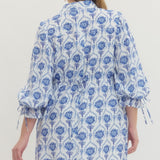 Delicate Daydream Dress | Blue and White
