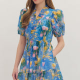 The Petal Pop Mini Dress