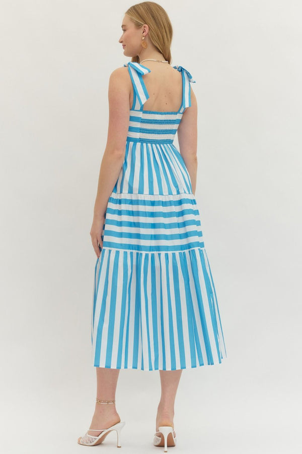 Boardwalk Bow Dress | Blue