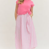 Sweetest Day Gingham Dress Set