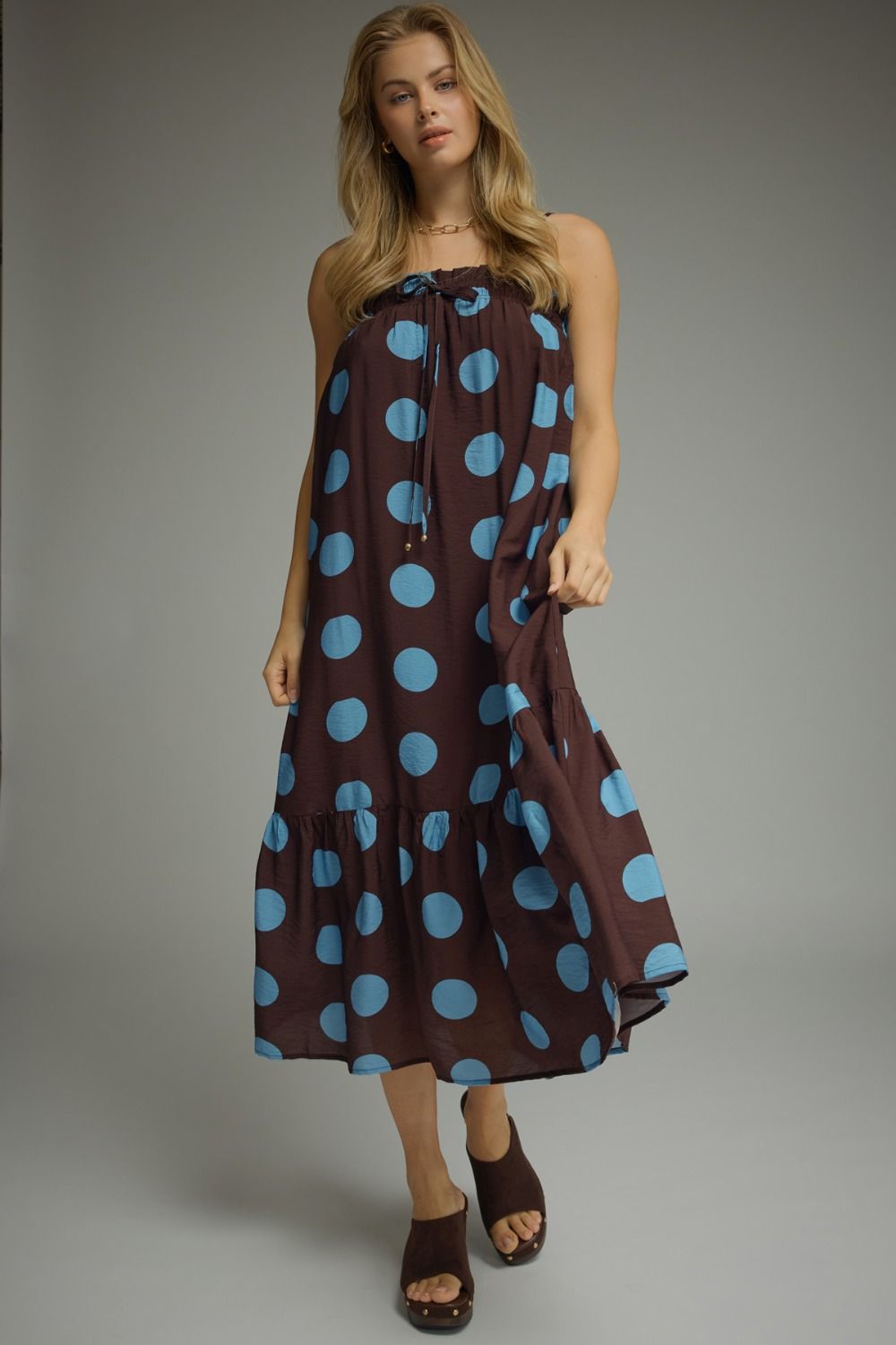 Spotted in Style Midi Dress