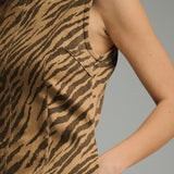 Stadium Style Tiger Stripe  Dress