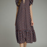 Dot You Know Midi Dress