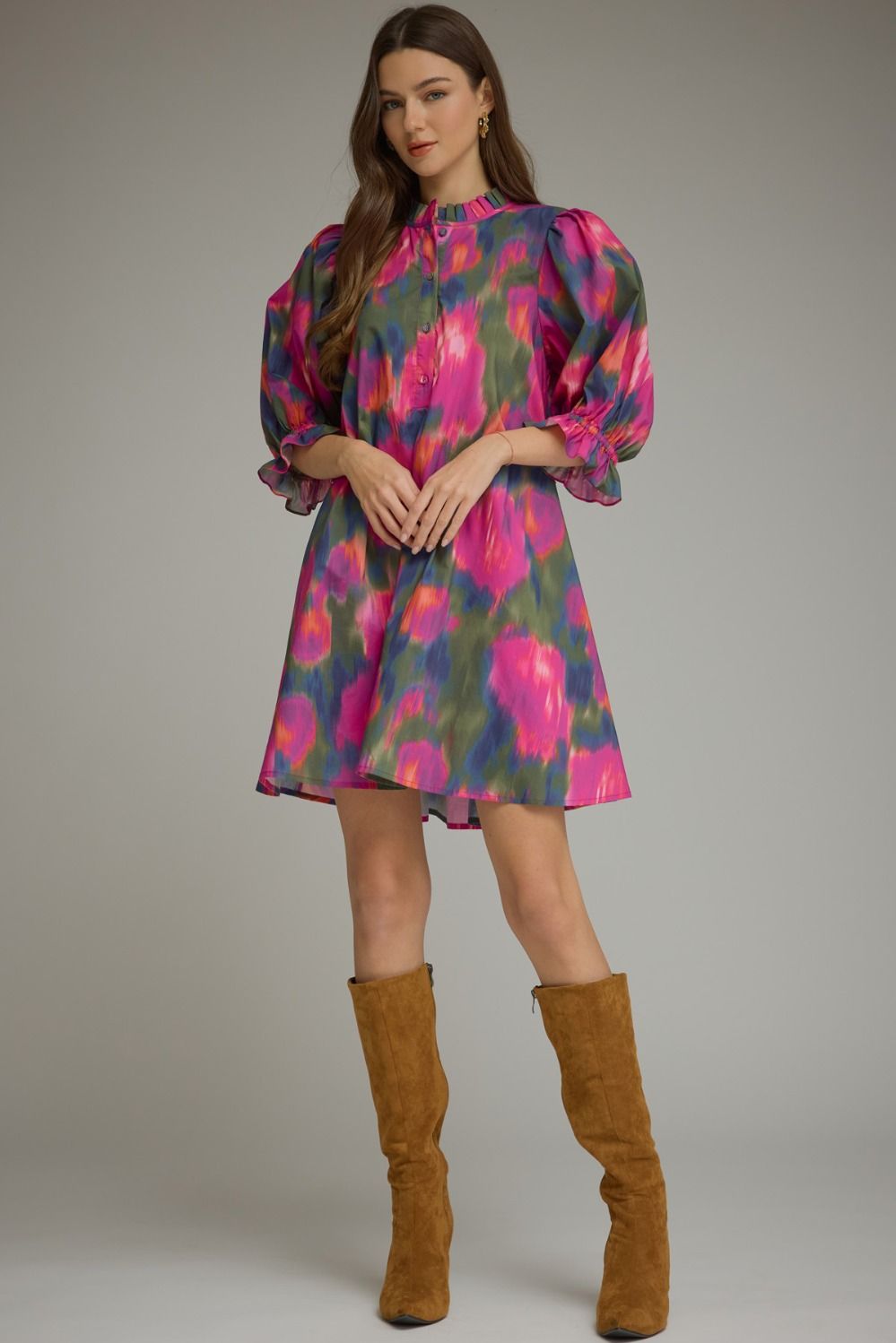 Wildflower Watercolor Dress