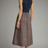 The Sterling Stripe Midi Dress