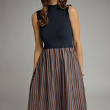 The Sterling Stripe Midi Dress