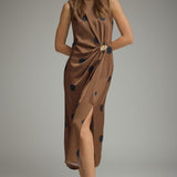 Champagne Moment Midi Dress Polka Dot