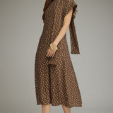 Espresso Elegance Dress