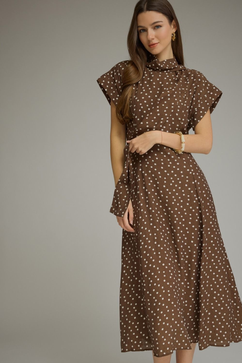 Espresso Elegance Dress