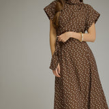 Espresso Elegance Dress