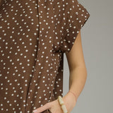 Espresso Elegance Dress