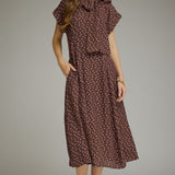 Espresso Strawberry Elegance Dress