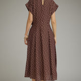 Espresso Strawberry Elegance Dress