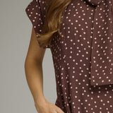 Espresso Strawberry Elegance Dress