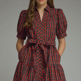 A Very Merry Plaid Dress