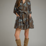 Midnight Garden Mini Dress